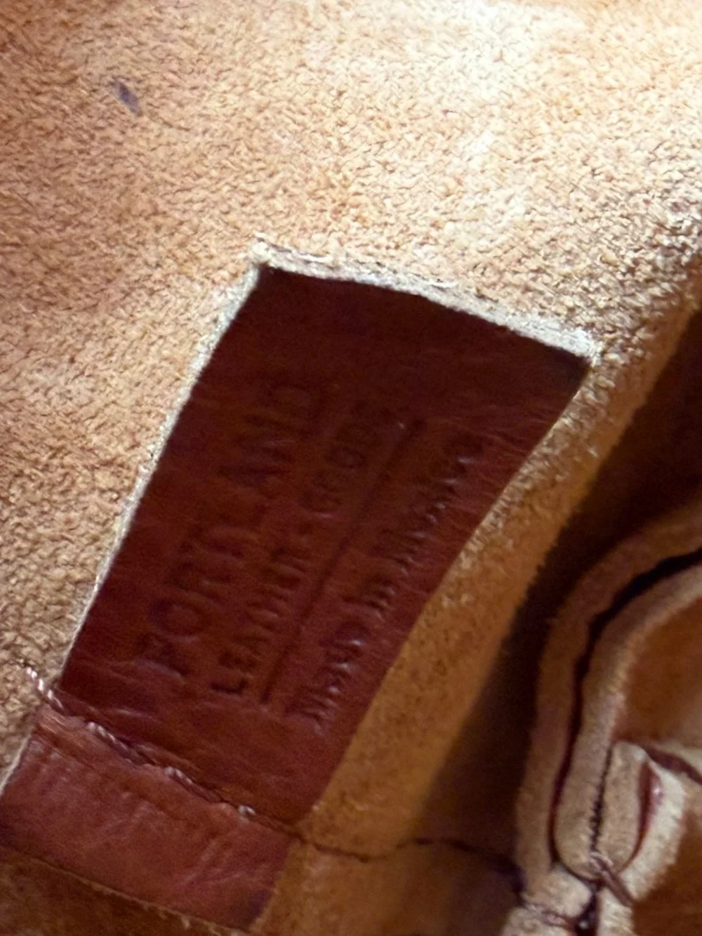 Portland Leather Goods Maple or Sedona Mini Classic Snap Crossbody Tote VGUC - Picture 8 of 12